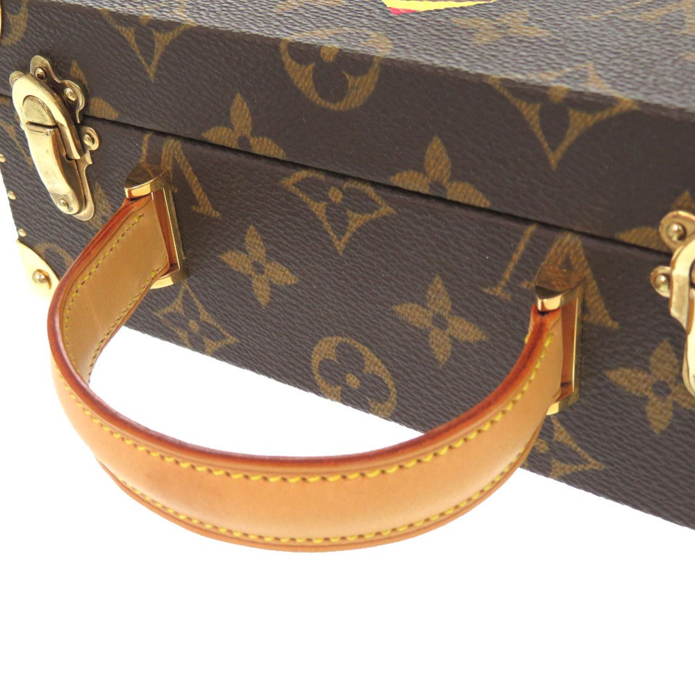 LOUIS VUITTON Monogram Flower Hatman Jewelry Box Murakami Takashi Bag 1144-1 image 6