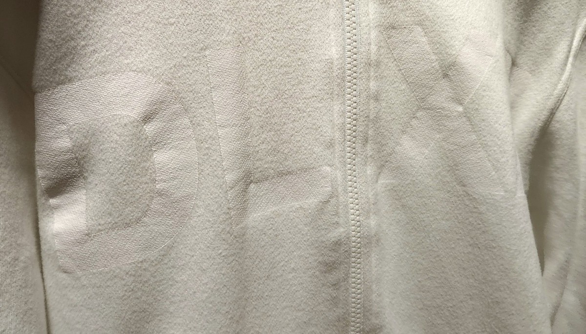 VTG Y2K Stussy Deluxe DLXE print Full Zip Hoodie Men's Large White