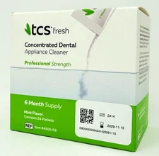 TCS Fresh Concentrated Dental Appliance Cleaner, Professional Strength, 6 Months