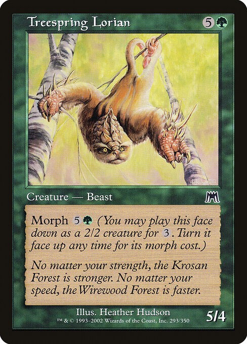 Treespring Lorian Foil Onslaught 293 NM MTG
