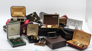 Vintage Cufflinks 2kg Boxed Job Lot Gold Silver Tone Men's Jewellery