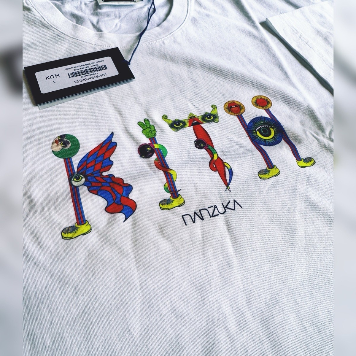 アイドル Kith For Nanzuka Gallery Tanaami Tee M 🟡🔴KITH Tokyo for Nanzuka Gallery Tanaami Tee|2025|Large