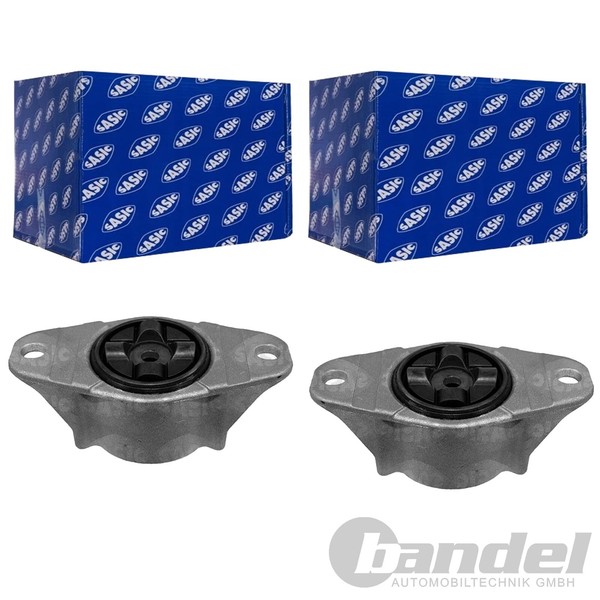 2X Sasic FederbeinstÜTzlager Domlager Hinten Passend FüR Ford C-MAX Focus Grand-image