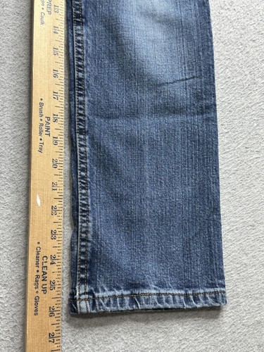 Wrangler Jeans Girls 14 Regular Blue Adjustable Waist Straight Fit Denim Youth - Picture 15 of 16