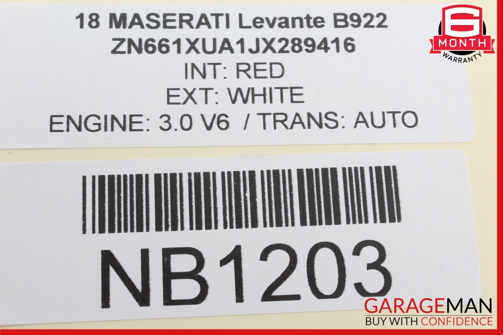 Maserati Levante 2017-2020 Right Inner Tail lights Set