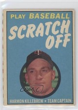 1971 Topps Scratch Off Scratched Harmon Killebrew HOF 5hy