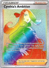 Cynthia's Ambition 178/172 Rainbow Rare Brilliant Stars Pokemon Holo Near Mint on eBay