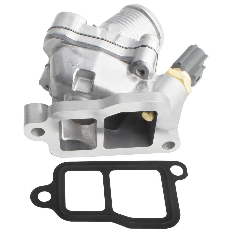 Conjunto de carcasa de termostato de refrigerante de motor compatible con Volvo S60 2003 2004 2005 Foto 3 de 4