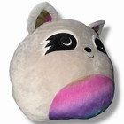 Max The Raccoon 16 Inch Squishmellows Ombre Rainbow Striped Belly Plush — photo 2