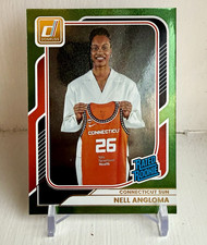 2026 Panini WNBA Donruss Rated Rookie - Nell Angloma #96 Sun Green Shimmer