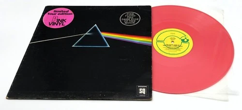 Pink Floyd Dark Side Of The Moon Limited Ed Pink Vinyl LP Record Quad AU Press