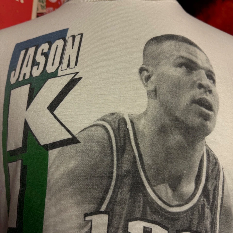Vintage Dallas Mavericks Jason Kidd 1995 Co Rookie of the Year T Shirt Sz Medium - Image 2 of 4