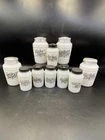 10 Hazel Atlas Ribbed Beehive Depression Spice Range Shakers