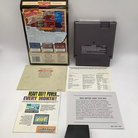 Defenders of Dynatron City NES Box, Manual, Game Tested Works