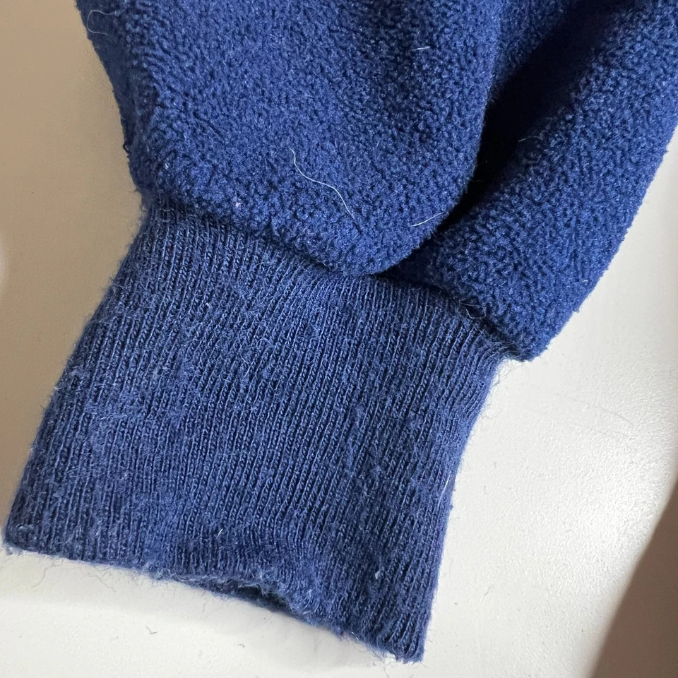 Sudadera con Capucha Polartec Vintage Penfield Azul Hecha en EE. UU. L Bandera de EE. UU. Exterior Años 90 Foto 4 de 4