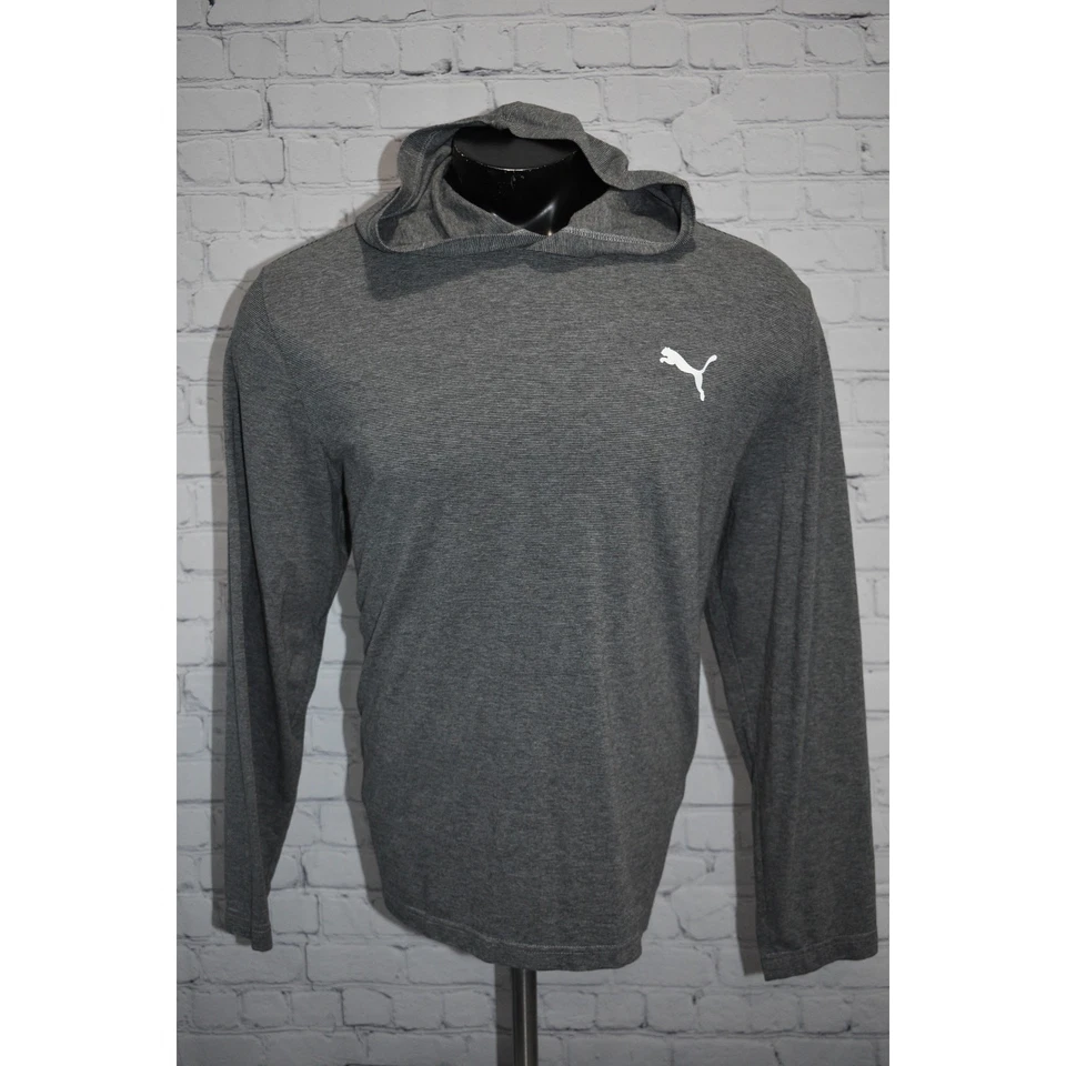 Толстовка с капюшоном PUMA спортивная рубашка мужская размер XL для тренировок смесь полиэстера - Изображение 2 из 4