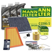 Mann Inspektionspaket FÜR Seat Ibiza Skoda Fabia Roomster VW FOX Polo 9N 6R 1.2