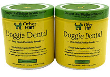 2 Pack- Other Half Doggie Dental Oral-Health Postbiotic Powder 1.8 oz