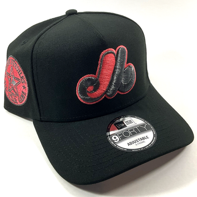 New Era Montreal Expos Exclusive Black Infrared 9FORTY A-Frame