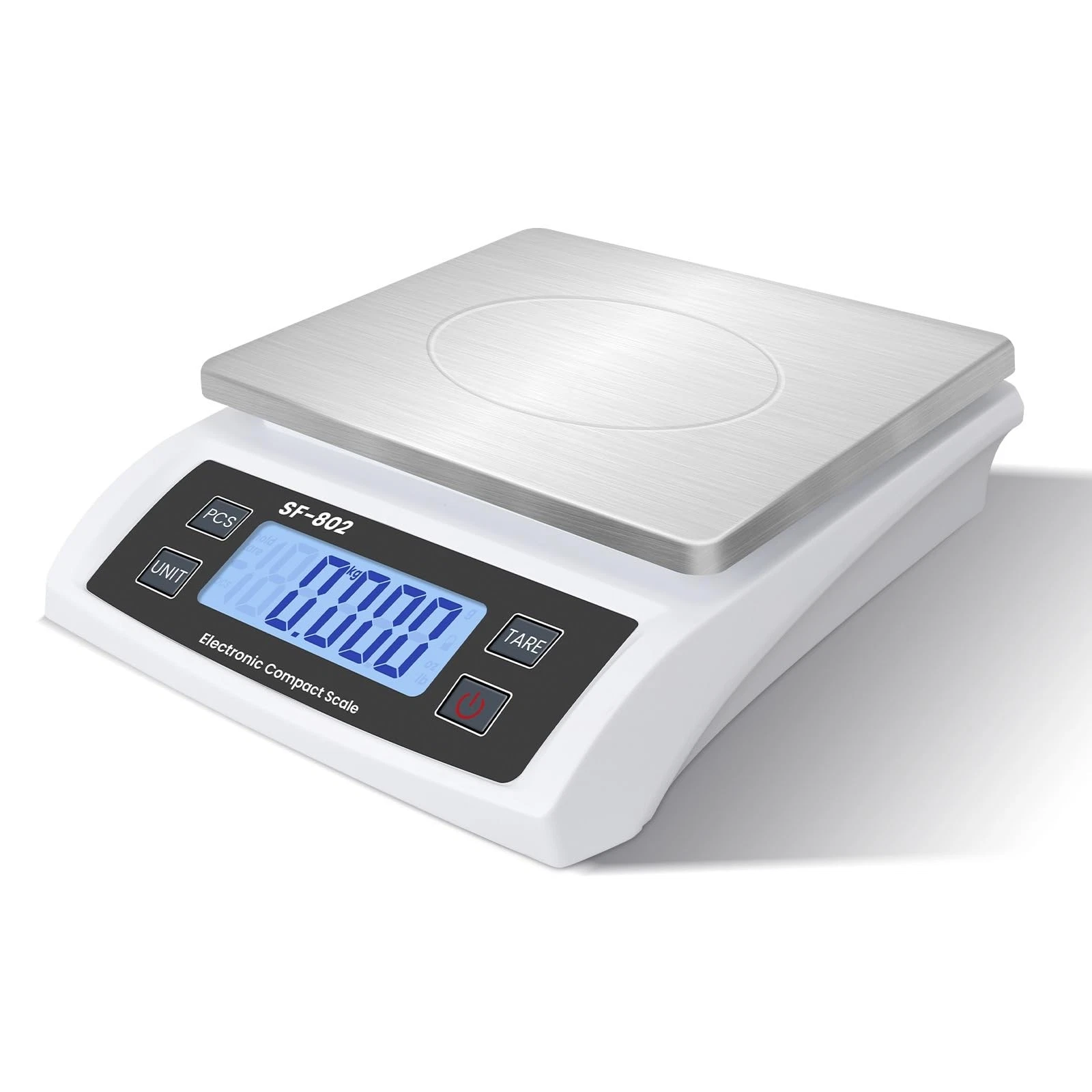 Digital Kitchen Scale 30kg/66lb Large Food Scale for Baking Cooking Stainless...
