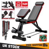 Adjustable Weight Bench Foldable Strength Training Full Body Workout Incline Gym