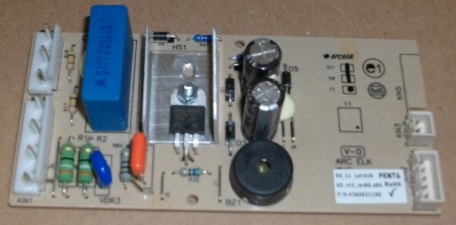 Original Beko Hauptsteuerplatine Leiterplatte Kühlschrank Gefrierschrank TFF546APW TCZF5157W FNT9550