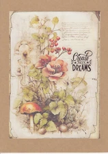 Inspiration 2 Note Card Set with Envelopes One of a kind Kraft card stock