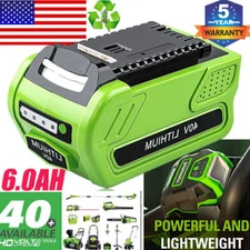 29472 For Greenworks 40V 6.0Ah Lithium G-MAX Battery 29462 29482 29282 2501302