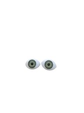 8mm Acrylic Stationary Doll Eyes Green