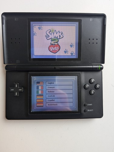 Nintendo DS Lite schwarz Konsole in OVP + 6 DS Spiele (World Of Zoo, Die Sims..) - Bild 11 von 24