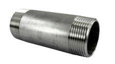 1-1/4" Barrel Nipple, Stainless Steel  Pipe Fittings NPT SCH 40 SS SUS304