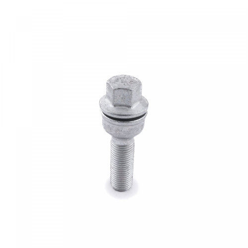 20 Stück MIKKUPPA Radschrauben M14x1,5 Kugelbund R13 - 27mm Schaft Schwarz Radbolzen