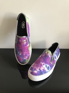 womens tie dye slip on shoes
