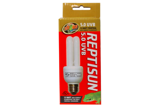 Fluorescent Lamp Compact Mini Aquariums Terrariums Reptiles Tropical Species UVB - Picture 5 of 8