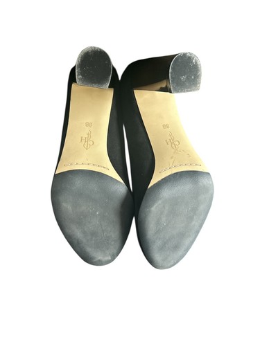 Cole Haan Edie Black Suede Slip On High Heel Pumps Dress Shoes Women’s 8B - Picture 9 of 9