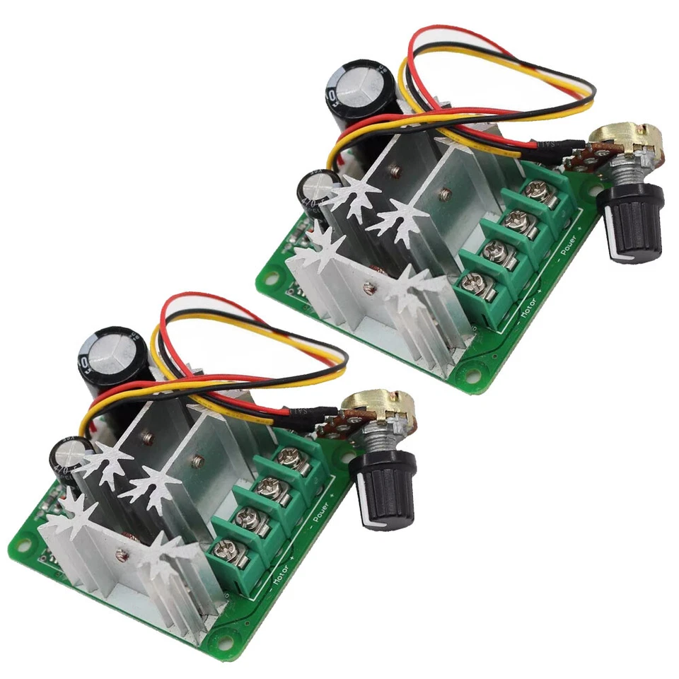 4pcs 15A 6V-90V Pulse Width Modulator For PWM Stepless DC Motor Speed Controller - Image 4 of 4
