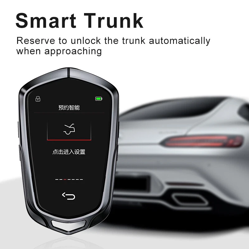 Touch Screen Smart LCD Remote Key Fob for All Car Models with Engine Start/ Stop - Image 4 of 4