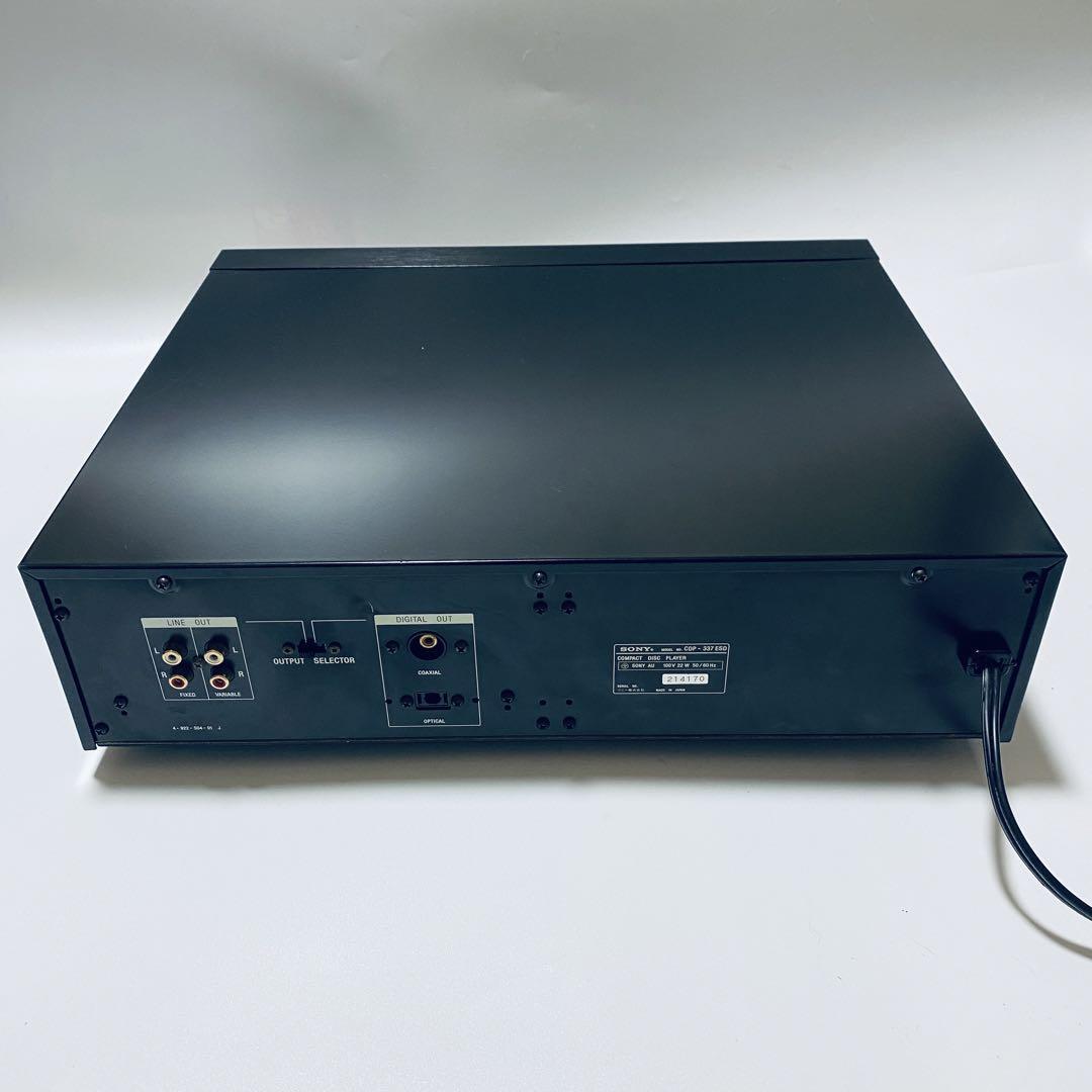 SONY CDプレーヤー 337ESD　訳あり SONY CDP-337ESD CD Player Audio Stereo Compact Disc