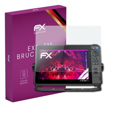 atFoliX Glasfolie für Lowrance HDS Pro 10 Displayfolie 9H Schutzpanzer