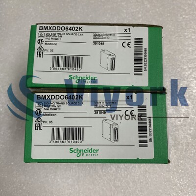 Schneider MODICON BMXDDO6402K OUTPUT MODULE DISCRETE 0.1AMP 24VDC NEW