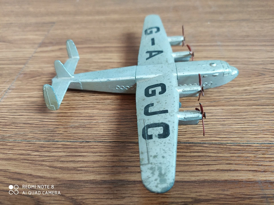 Редкий старый красивый литой пропеллер самолета 70-х Dinky игрушки сделано в Англии - Изображение 4 из 4