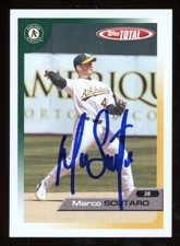 2005 MARCO SCUTARO Signed Card autograph AUTO A'S METS
