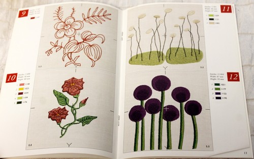 Husqvarna Iris Collection Embroidery Booklet Cassette Viking Card Embroidery - 第 5/7 張圖片