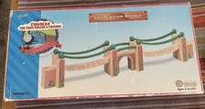1998 Learning Curve Wooden Thomas Train Suspension Bridge NEW 