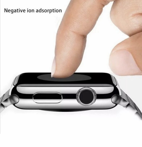 Proteggi schermo vetro temperato 3D per iWatch Apple Watch 4/3/2/1 38/42/40/44 mm - Foto 7 di 8