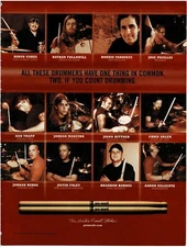 GARZA /FOLLOWILL /VANNUCCI /PASILLAS /FOLEY -Pro-Mark Drumsticks - 2005 Print Ad