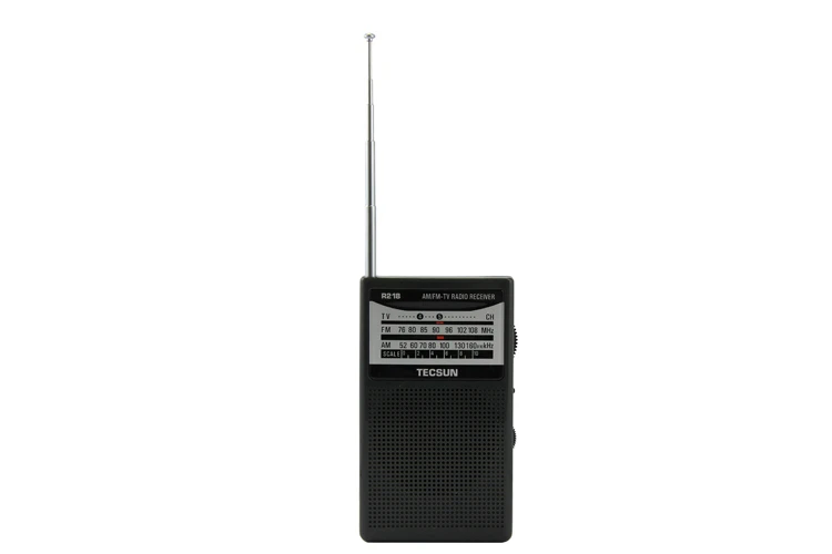 TECSUN R-218 AM / FM Pocket Radio GREY + English Manual - Image 3 of 4