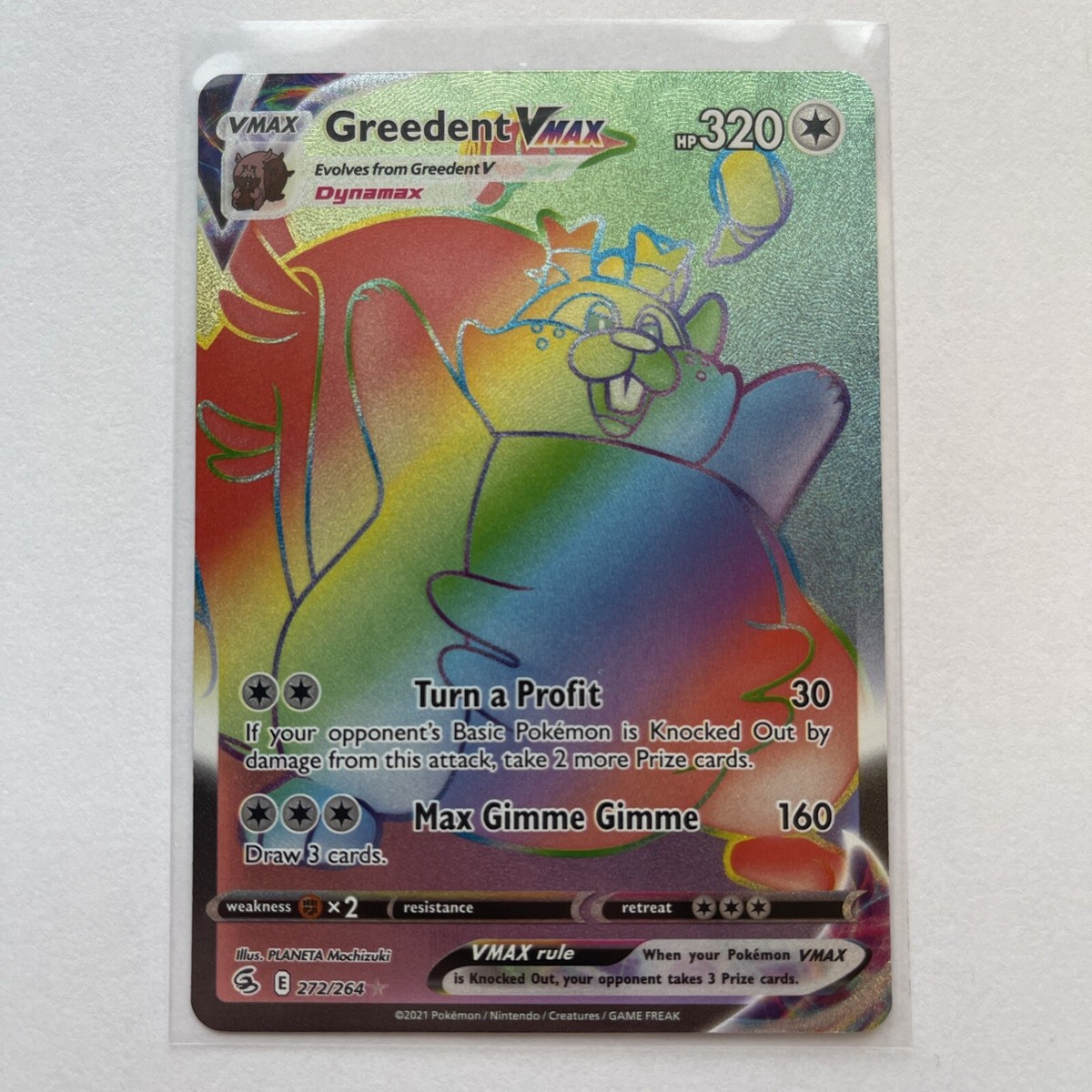 greedent vmax pokemon card value PokeDATA