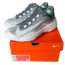 Nike Alpha Huarache Elite 4 Turf Size 9.5 Women's Baseball Shoes Gray DV0496-012