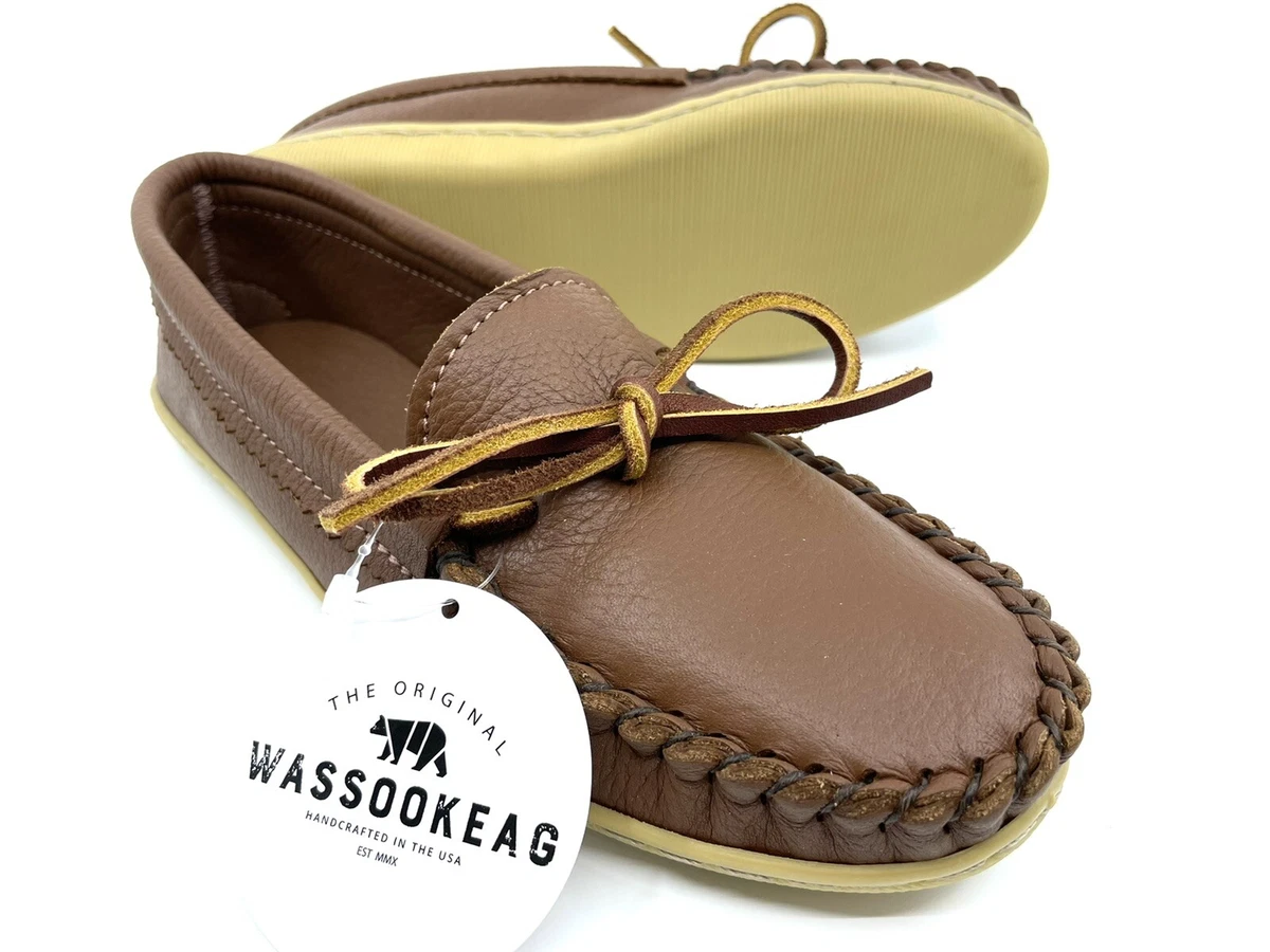 Soled moccasins sale